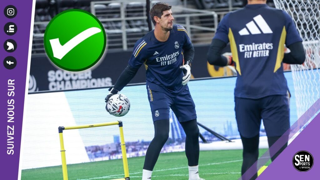 ✔Real Madrid: Thibaut Courtois a déjà repris l’entraînement !