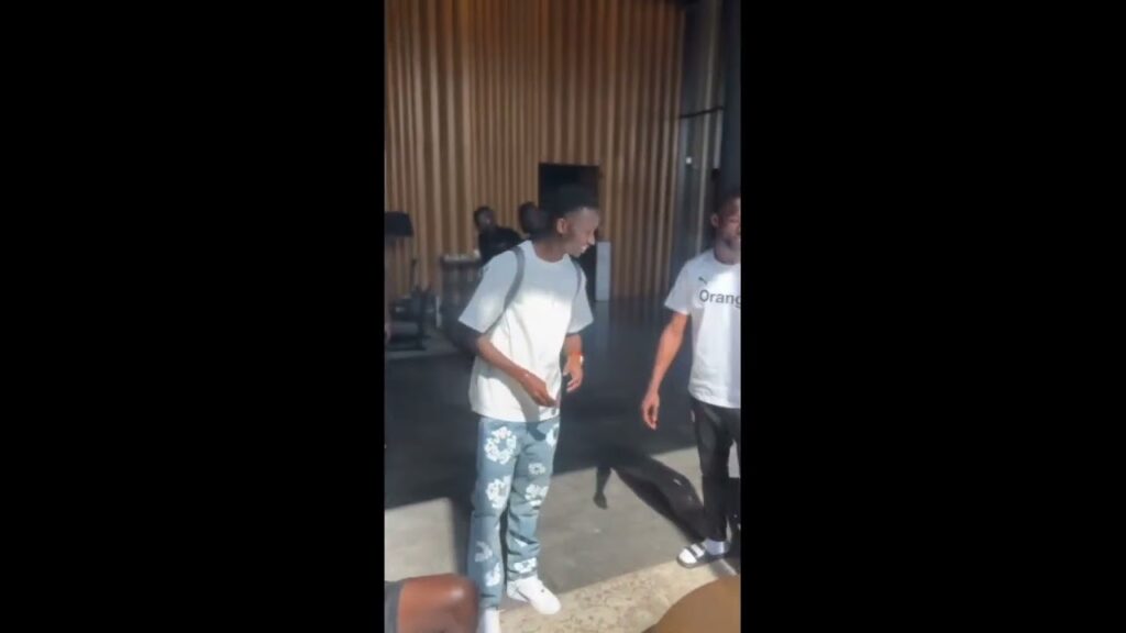 CAN 2023: Regardez l'arrivée de Pape Matar Sarr, Pathe Ciss et Abdallah Sima dans la Tanière🇸🇳🦁