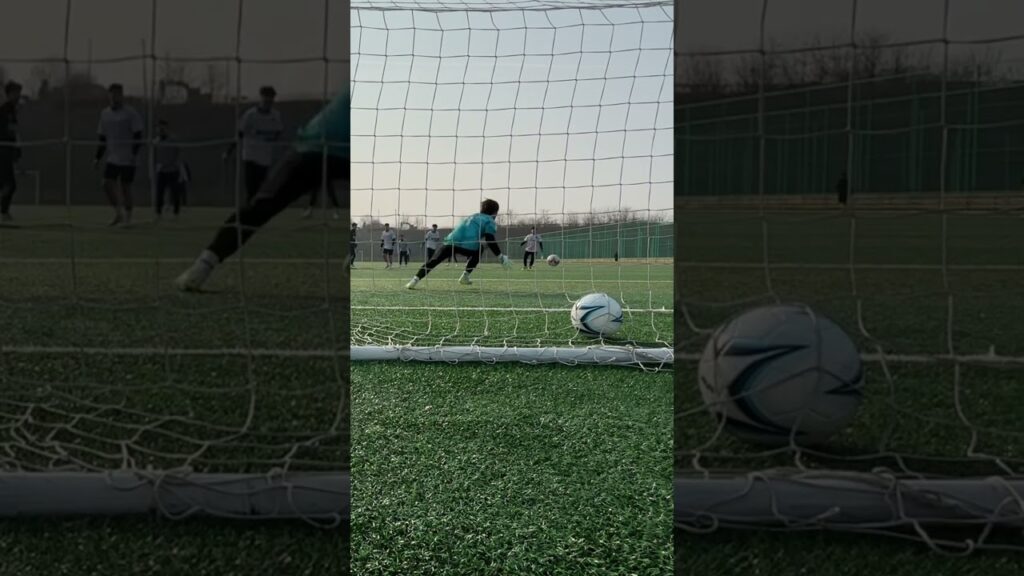 스텝 뛰고 땅볼 다이빙 #골키퍼 #슈퍼세이브 #선방