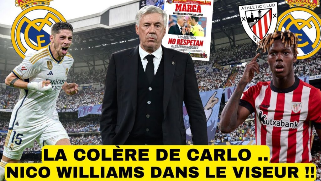 ANCELOTTI TRES EN COLÈRE HIER .. / FEDE VALVERDE CLASHÉ PAR SA FEMME 🤣 / LE REAL SUR NICO WILLIAMS 👀