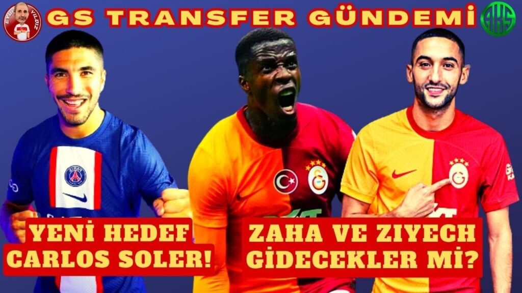 GALATASARAY'A ORTA  SAHA İÇİN FLAŞ TRANSFER ÖNERİSİ CARLOS SOLER | ZAHA VE ZIYECH GİDİYOR MU?
