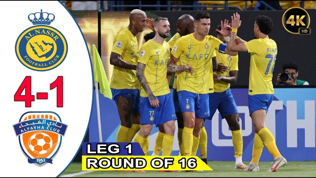 Ronaldo Hattrick again!! Al Nassr 4-1 Al Fayha | Highlights Round Of 16 AFC Champions League 2023