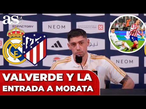 FEDE VALVERDE sobre la PATADA a MORATA en la SUPERCOPA de ESPAÑA 2020