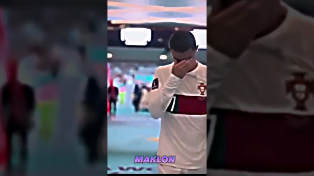 Ronaldo cries..! after Morocco beats Portugal | Morocco breaks down Ronaldo's
