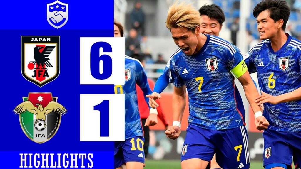 Junya Ito Goal | 伊東純也 ゴール | Japan vs Jordan 6-1 Extended Highlights | International Matches 2024