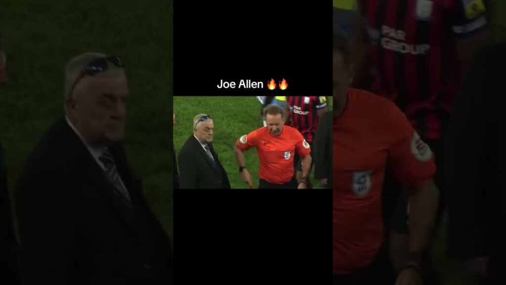 Joe Allen Played In The SAME POSITION AS PIRLO #fyp #foryou #premierleague #football