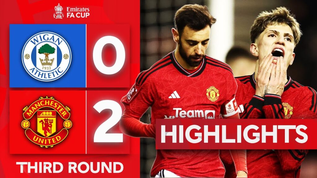Dalot & Fernandes Send United Through! | Wigan 0-2 Manchester United |Emirates FA Cup 2023-24