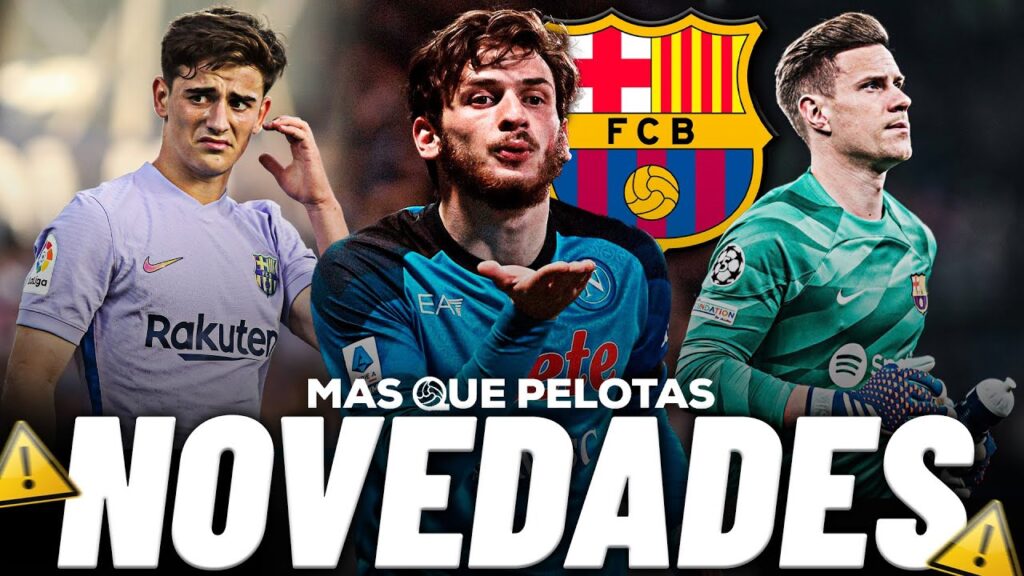 ⚠️¡BUENAS NOTICIAS!TER STEGEN LISTO PARA VOLVER | GAVI:VIENTO EN POPA | KVARATSKHELIA SE DEJA QUERER