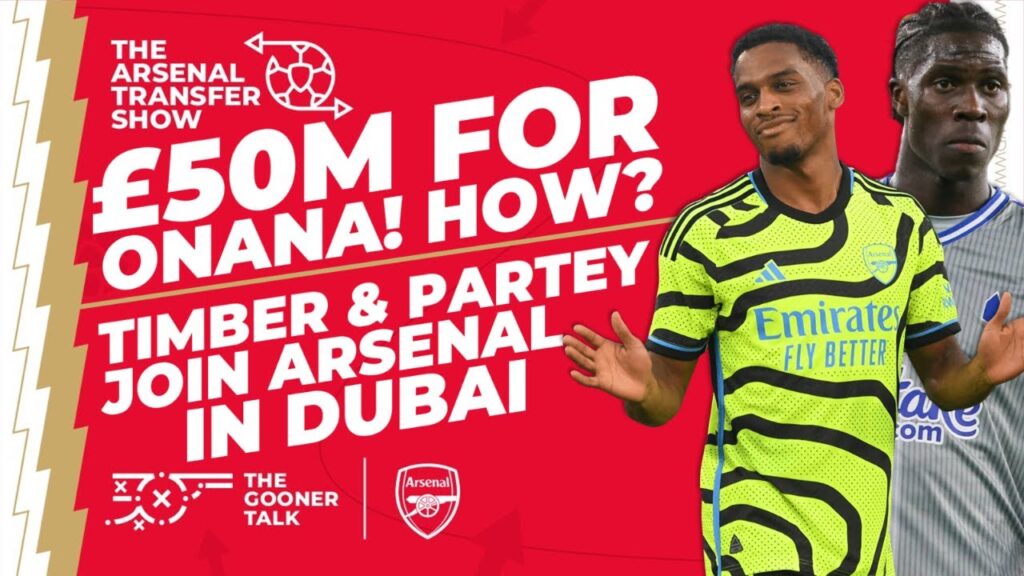 The Arsenal Transfer Show EP410: £50M Amadou Onana Links, Timber & Partey, Jorrel Hato & More!