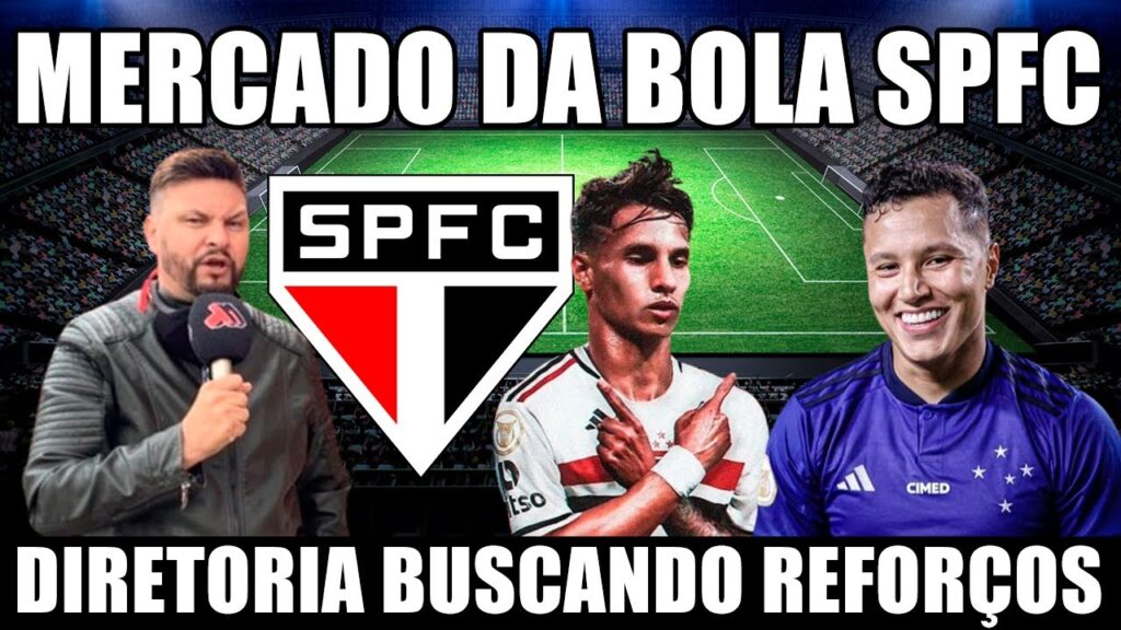 MERCADO DA BOLA SPFC AO VIVO! ALAN FRANCO PODE SAIR? NOVELA FERRERINHA, LATERAL GRINGO NO SÃO PAULO?