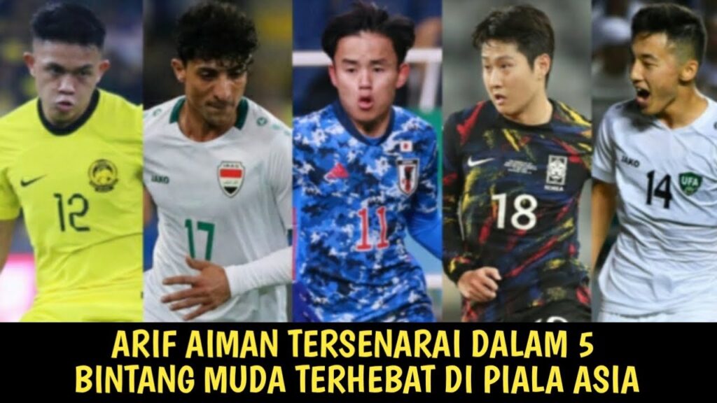 [TERKINI] ARIF AIMAN TERSENARAI DALAM 5 BINTANG MUDA TERHEBAT DI PIALA ASIA.