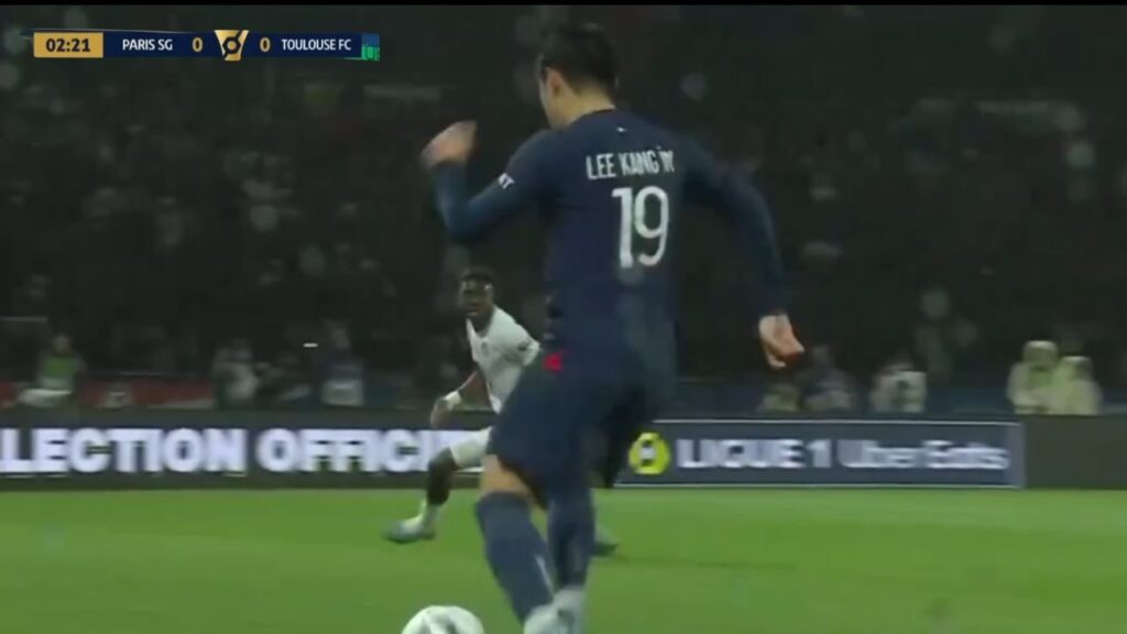 Lee Kang-in vs Toulouse (4/1/2024) | HD 1080i