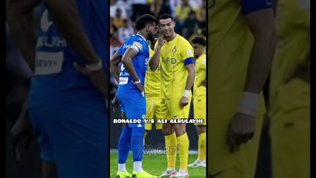 Messi vs Ali albulayhi😂 &Ronaldo vs abu albulayhi 👍just seen Ronaldo 😎 #shorts #ronaldo #messi #vs