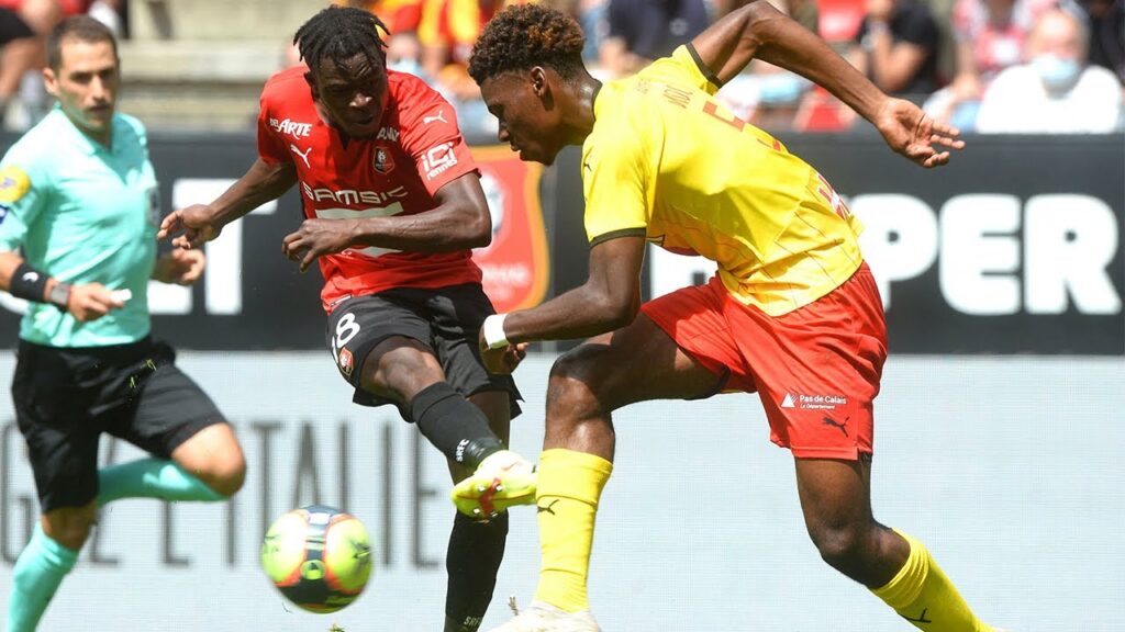 Kamaldeen Sulemana Debut Goal for Stade Rennais vs RC Lens