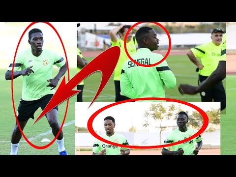 première séance d'entraînement avec nampalis Ismaël Sarr papa Gueye du jamais vu