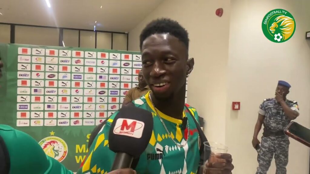 Réaction Formose Mendy avec son premier but en sélection qui rend hommage à sa mère et au peuple