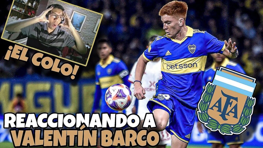 REACCIONANDO a LO MEJOR de VALENTIN BARCO ¡EL COLO! La NUEVA JOYA de ARGENTINA - ASÍ JUEGA y ES TOP