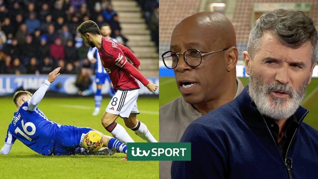 'It's clever!' - Roy Keane and Ian Wright on Bruno Fernandes penalty decision | ITV Sport