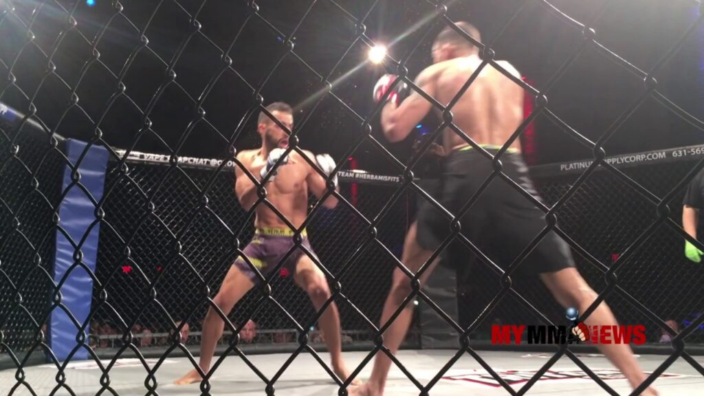 Daniel Rodriguez Submits Carlos Rodriguez at World's Collide for the USMTA Bantamweight title.