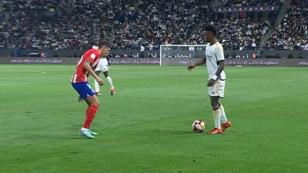 Vinicius Jr vs Atletico Madrid (10/01/2024)