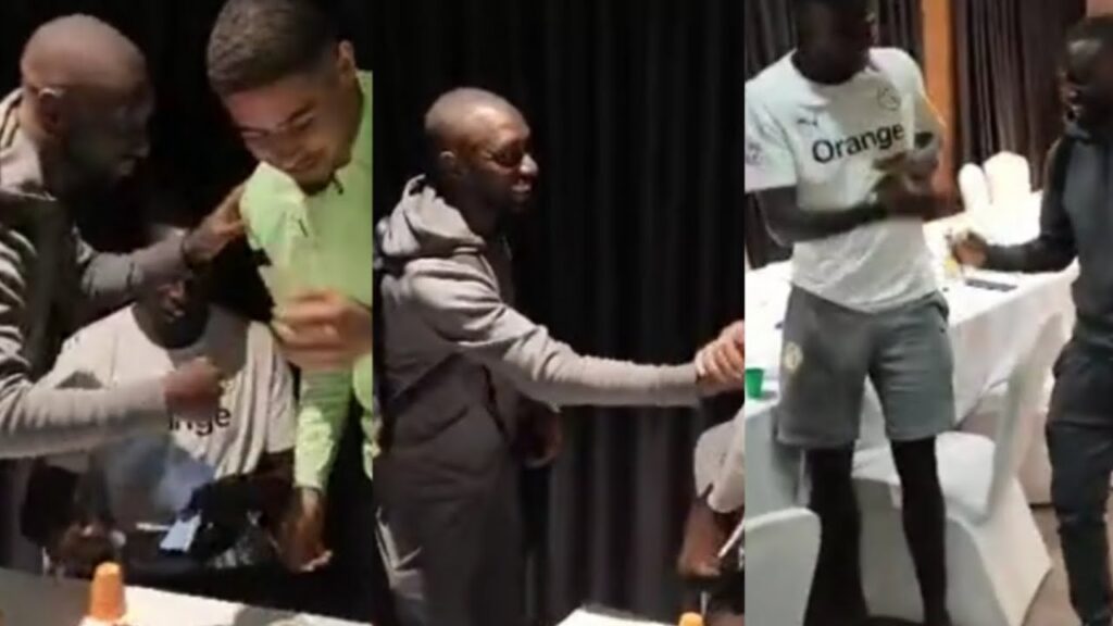 Youssouf Sabaly reçoit un accueil chaleureux et enthousiaste de ses coéquipiers