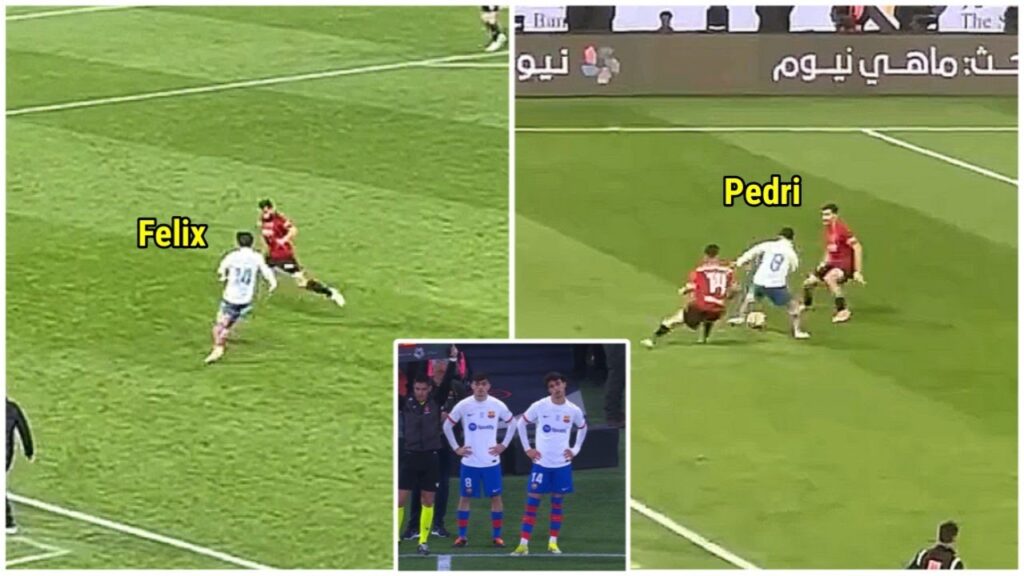 Joao Felix and Pedri's incredible performance vs Osasuna 🔥 🇵🇹🤝🇪🇸