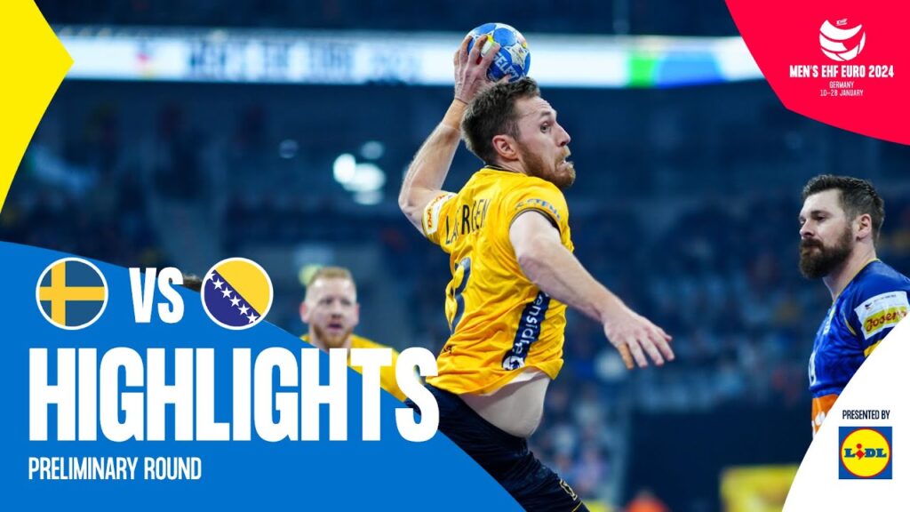 The champions start with a win! | Sweden vs Bosnia Herzegovina | Highlights | Men's EHF EURO 2024