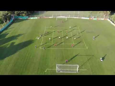 Dron de Luis Fernando Suárez | junior entrenando