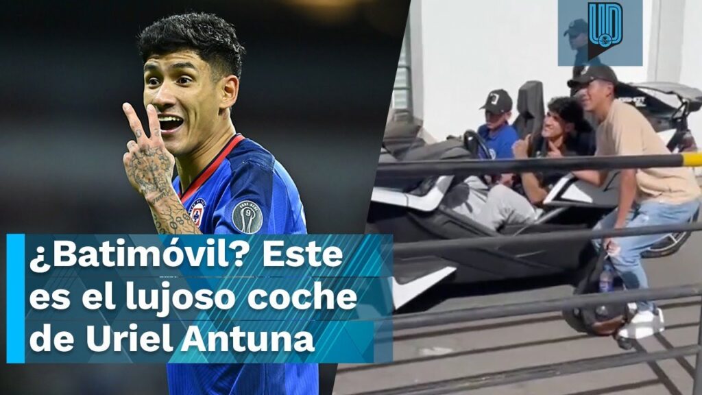 ¿Batimóvil? Este es el lujoso coche de Uriel Antuna, jugador de Cruz Azul