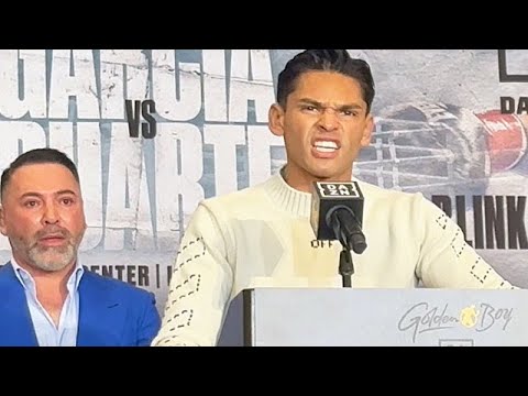 Ryan Garcia GETS PISSED & ACCUSES De La Hoya & Hopkins of TRYING TO GET HIM BEAT by Oscar Duarte