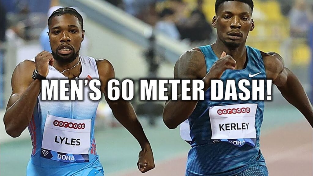 NOAH LYLES VS. FRED KERLEY!  || 2024 New Balance Indoor Grand Prix - Men's 60 Meter Dash