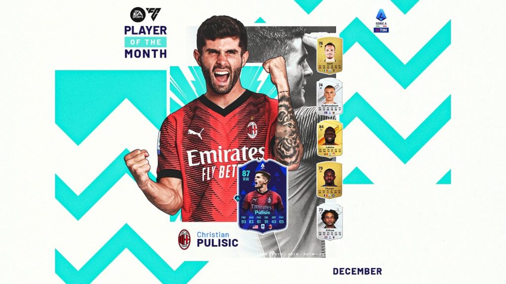 Christian Pulisic | Player of the Month: December 2023 | Serie A 2023/24