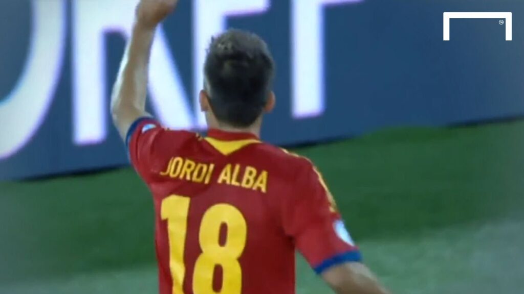 Super assist by Fabregas - Finland v Spain 0-1 Jordi Alba