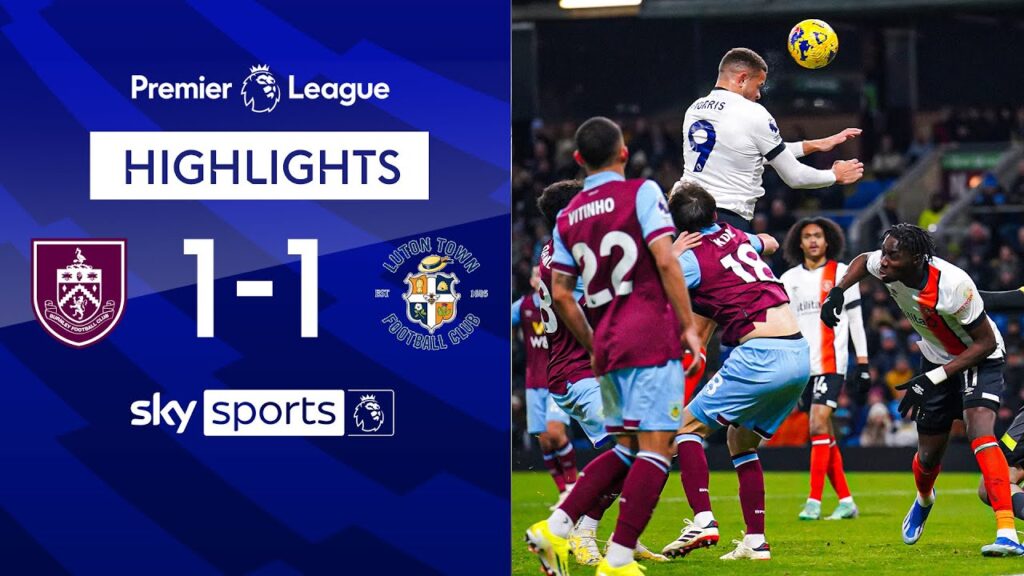 Morris scores DRAMATIC 92nd minute equaliser! 😲 | Burnley 1-1 Luton | Premier League Highlights