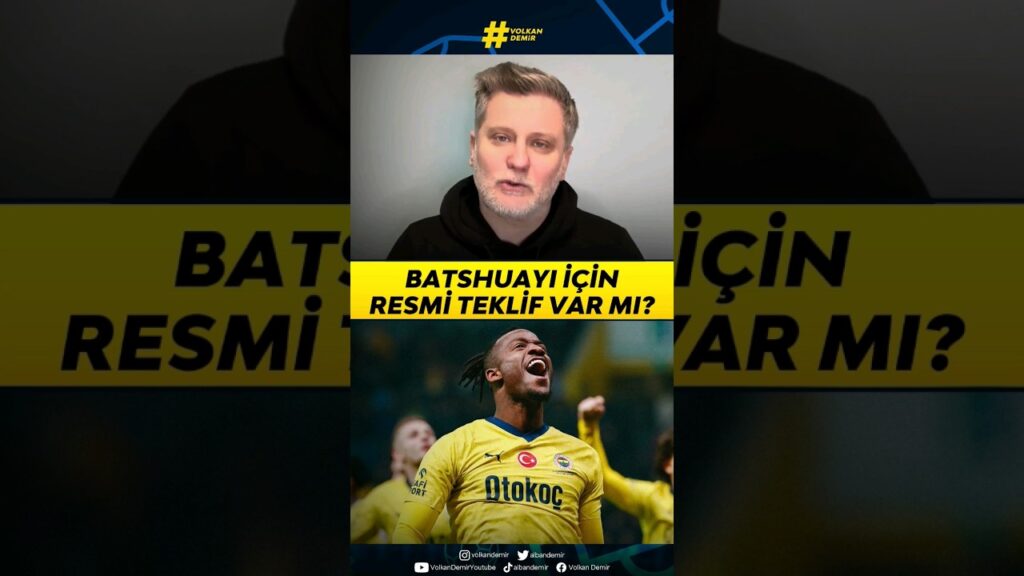 Michy Batshuayi için resmi teklif var mı? #fenerbahçe #batshuayi #shorts
