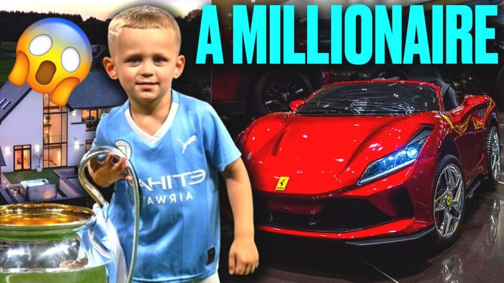 This Is How Living The 4-Years-Old Millionaire - Ronnie Foden 😱