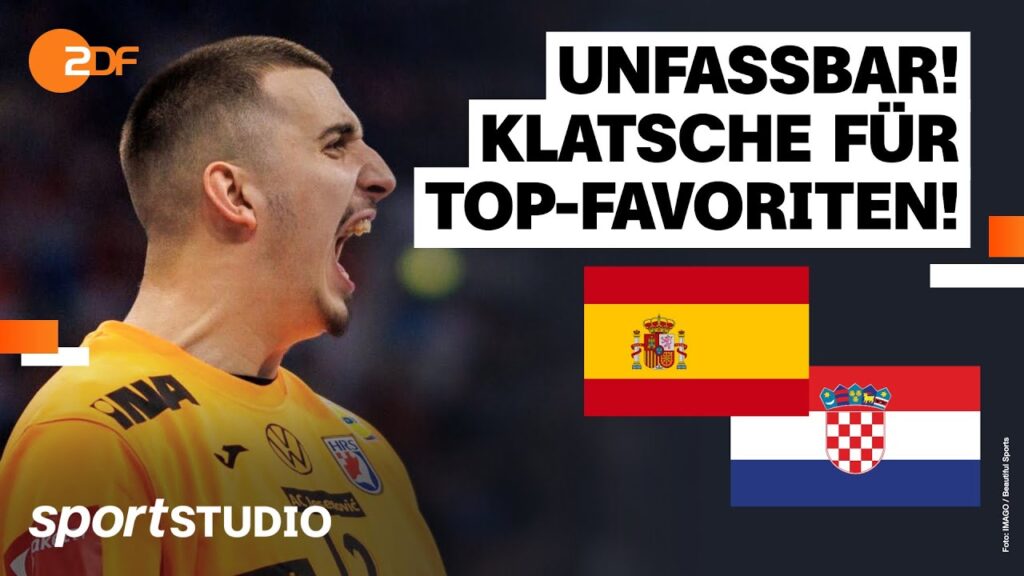 Spanien – Kroatien | Handball-EM 2024 | sportstudio