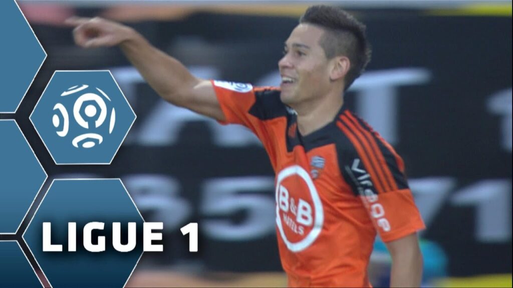 But Raphaël GUERREIRO (42') / FC Lorient - Paris Saint-Germain (1-2) -  (FCL - PSG) / 2014-15