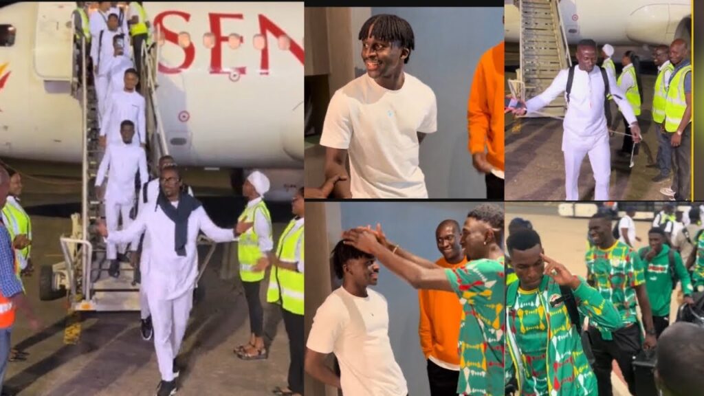 CAN 2024: départ et arrivée des lions, Bamba Dieng avec sa nouvelle coiffure fait le B….