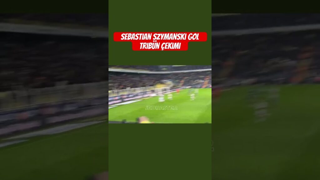 Sebastian Szymanski’nin Konyaspor’a attığı golün tribün çekimi