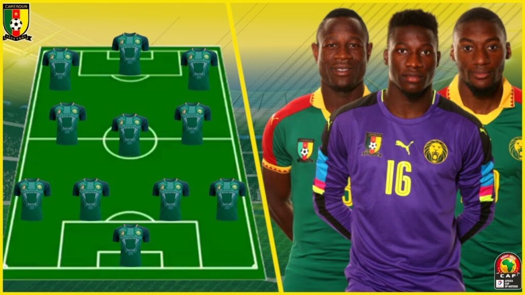 EQUIPE TYPE PROBABLE DES LIONS INDOMPTABLES DU CAMEROUN A LA CAN 2019