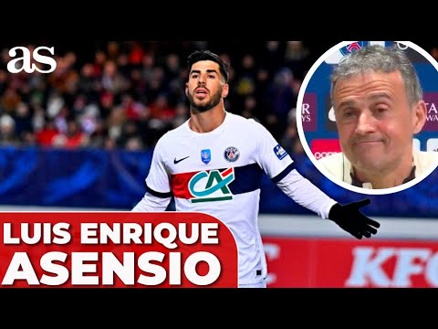 LUIS ENRIQUE, sobre los minutos de MARCO ASENSIO
