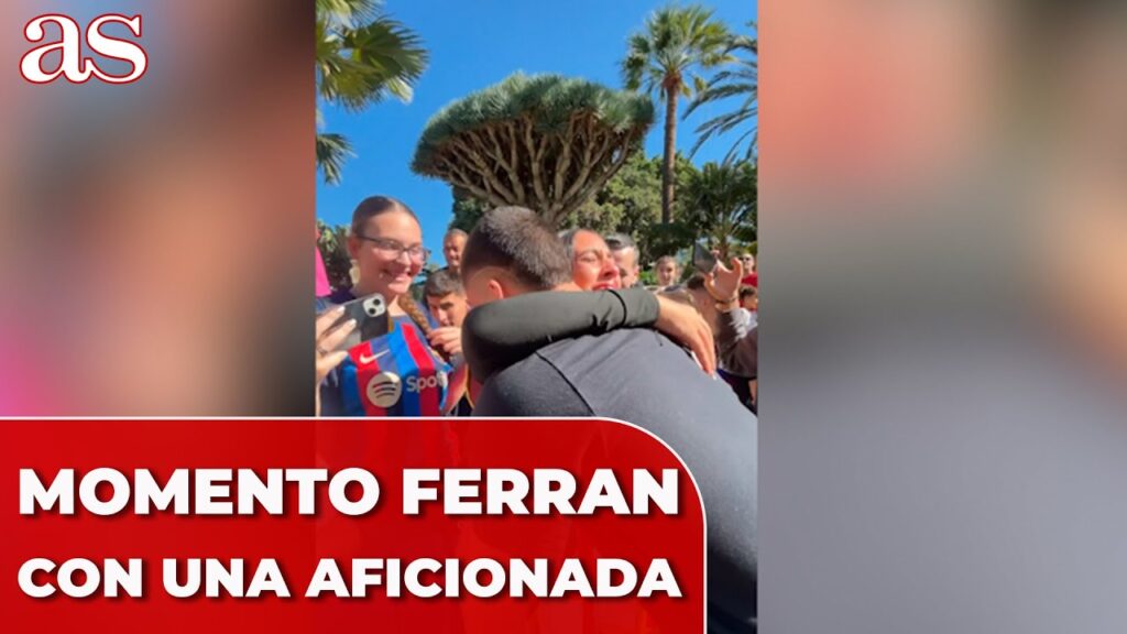 El EMOTIVO MOMENTO de FERRAN TORRES con UNA AFICIONADA El EMOTIVO MOMENTO de FERRAN TORRES con UNA AFICIONADA