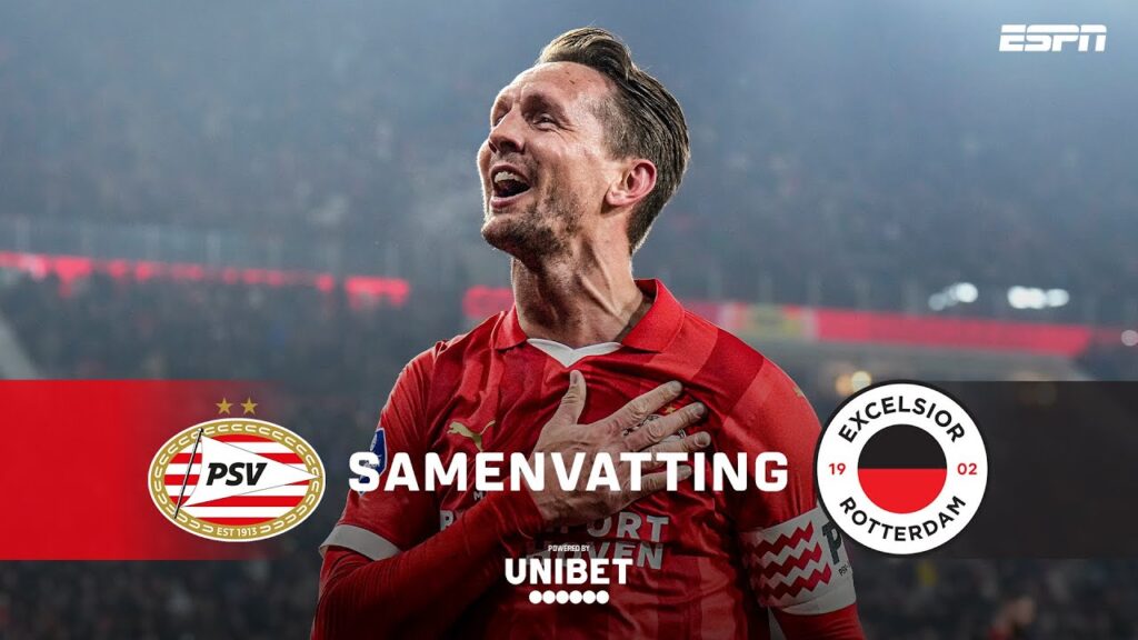 PSV EVENAART RECORD dankzij HATTRICK LUUK DE JONG 🎩🪄 | Samenvatting PSV - Excelsior