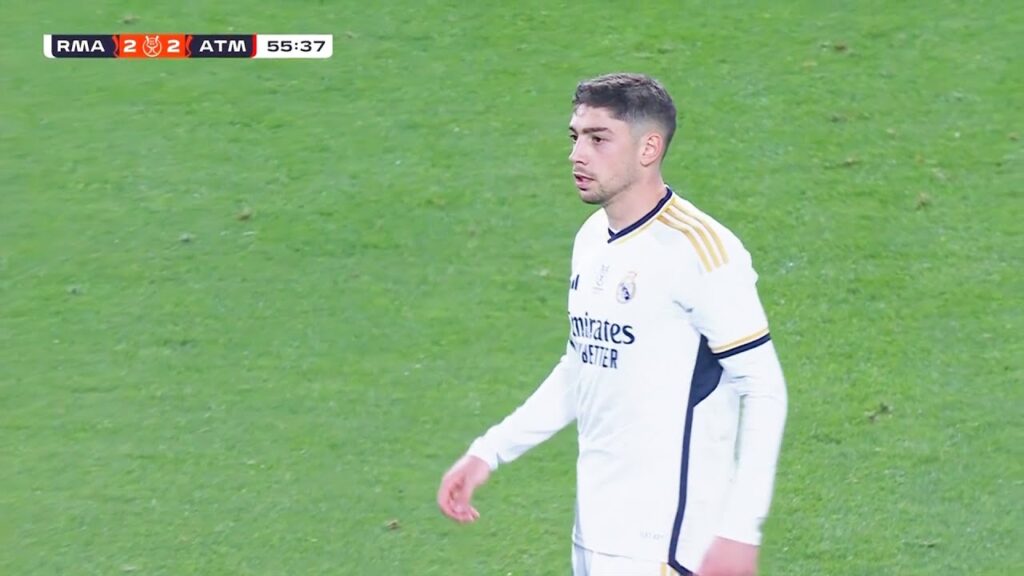 Fede Valverde vs Atletico Madrid Supercup (10/01/2024)