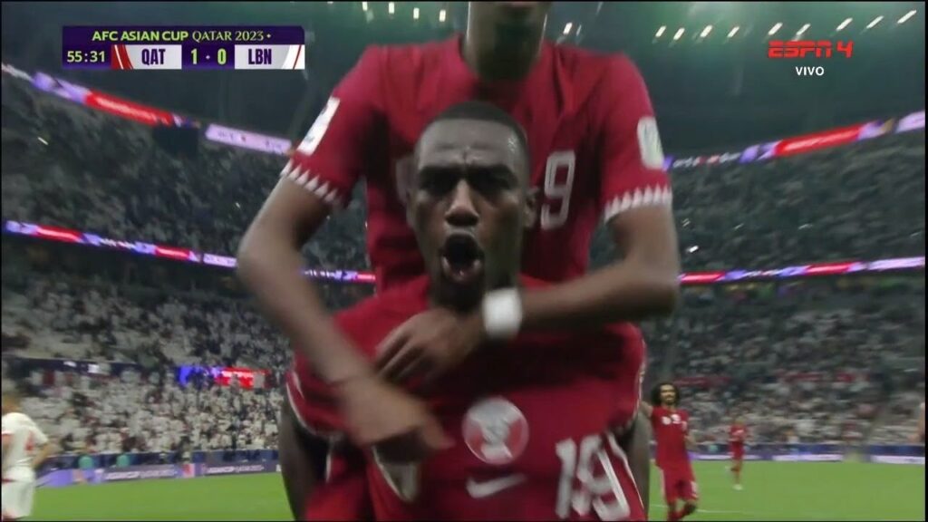 Almoez Ali Goal | Qatar vs Lebanon Highlights | AFC Asian Cup 2023