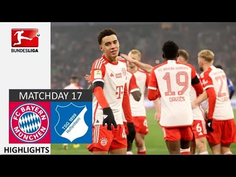 Bayern Munich vs Hoffenheim 3-0 | Highlights - Bundesliga 23/24 HD