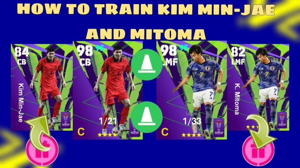 eFootball 2024 | How To Train Kim Min-Jae 98 Rated And Kaoru Mitoma 97 Rated In eFootball 2024