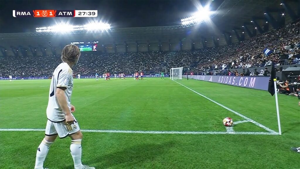 Luka Modric vs Atletico Madrid Supercup (10/01/2024)