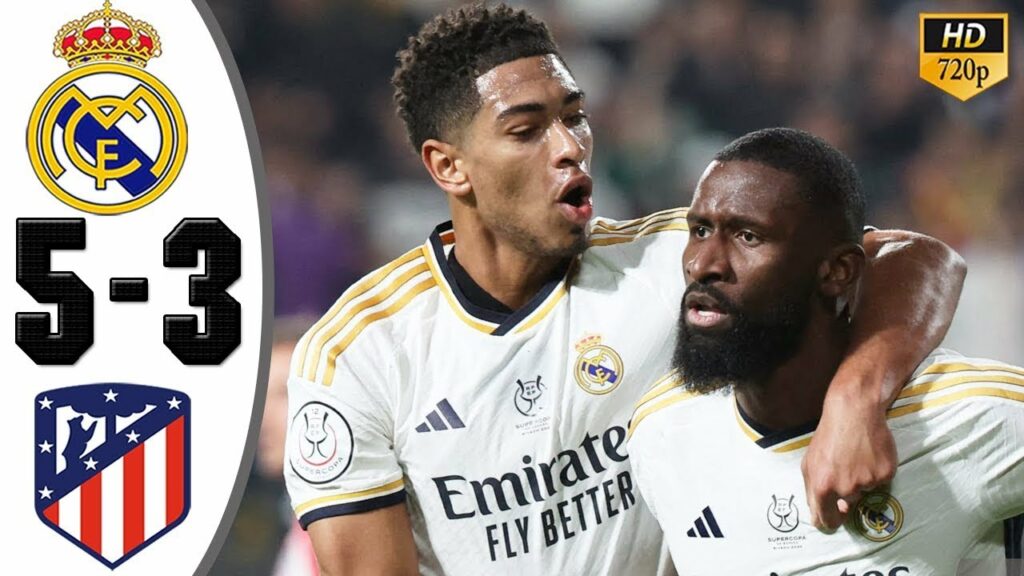Real Madrid vs Atletico Madrid 5-3 Highlights & All Goals 2024 HD